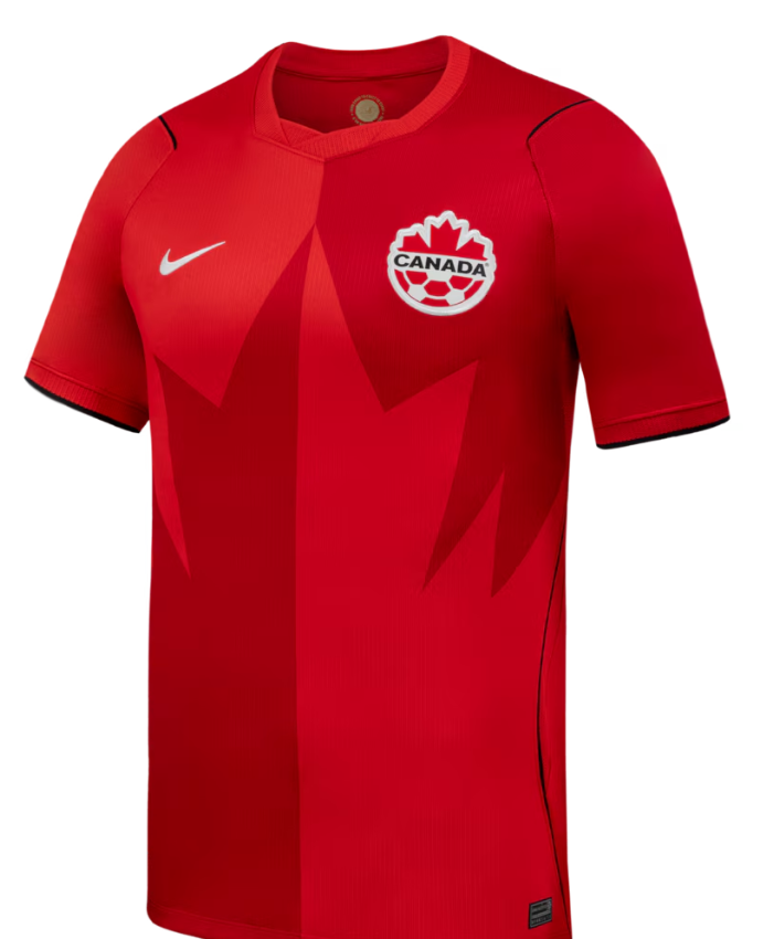 Canada Soccer Nike Youth 2026 Home Stadium Replica Jersey - Red