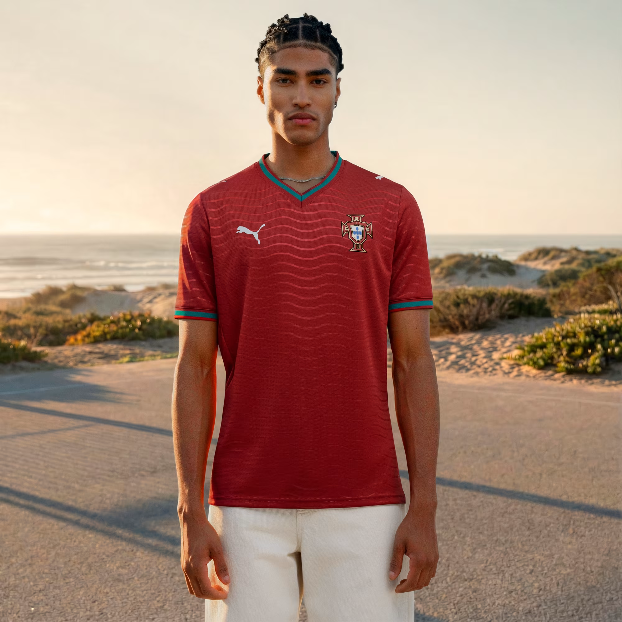 Portugal National Team Puma 2026 Home Replica  Jersey - Red