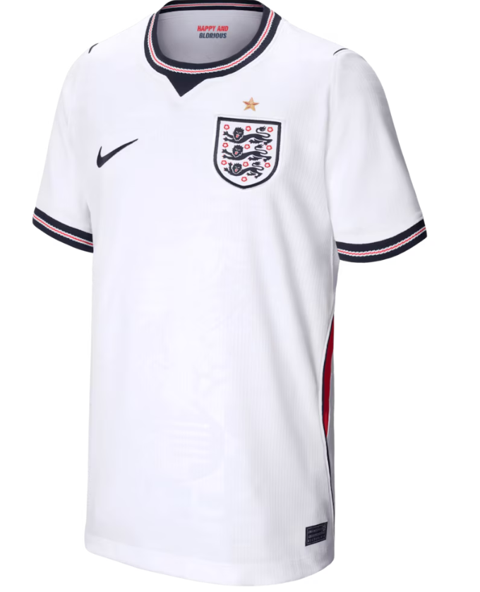 England National Team Nike Youth 2026 Home Stadium Replica Jersey - White