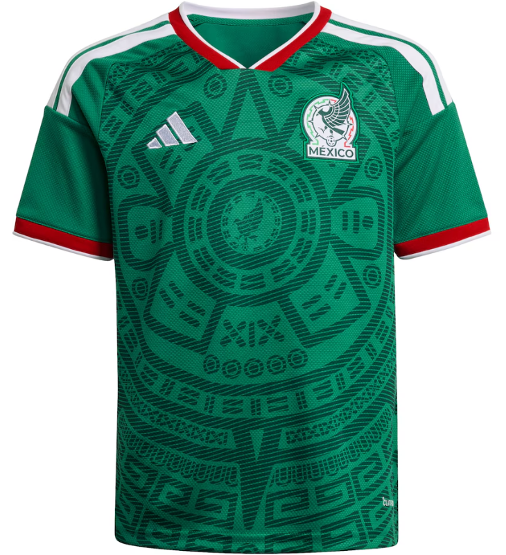 Mexico National Team adidas Youth 2026 Home Replica Jersey - Green