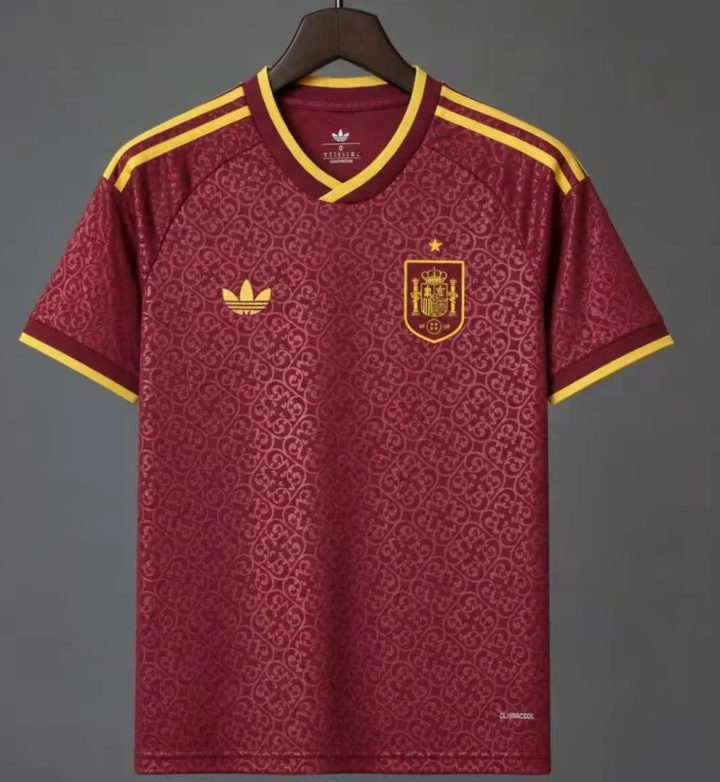 2026 world cup Spanish burgundy shirt