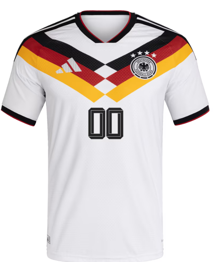 Germany National Team adidas 2026 Home On-Field Authentic Custom Jersey - White