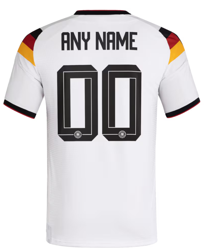 Germany National Team adidas 2026 Home On-Field Authentic Custom Jersey - White