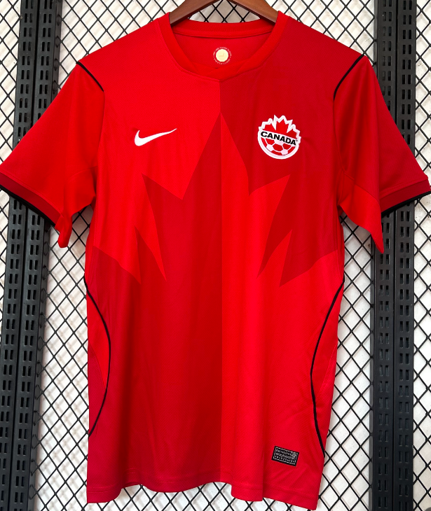Canada Soccer Nike Youth 2026 Home Stadium Replica Jersey - Red