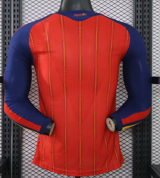 Spain 2026 Home Player-Version Two-Star Jersey