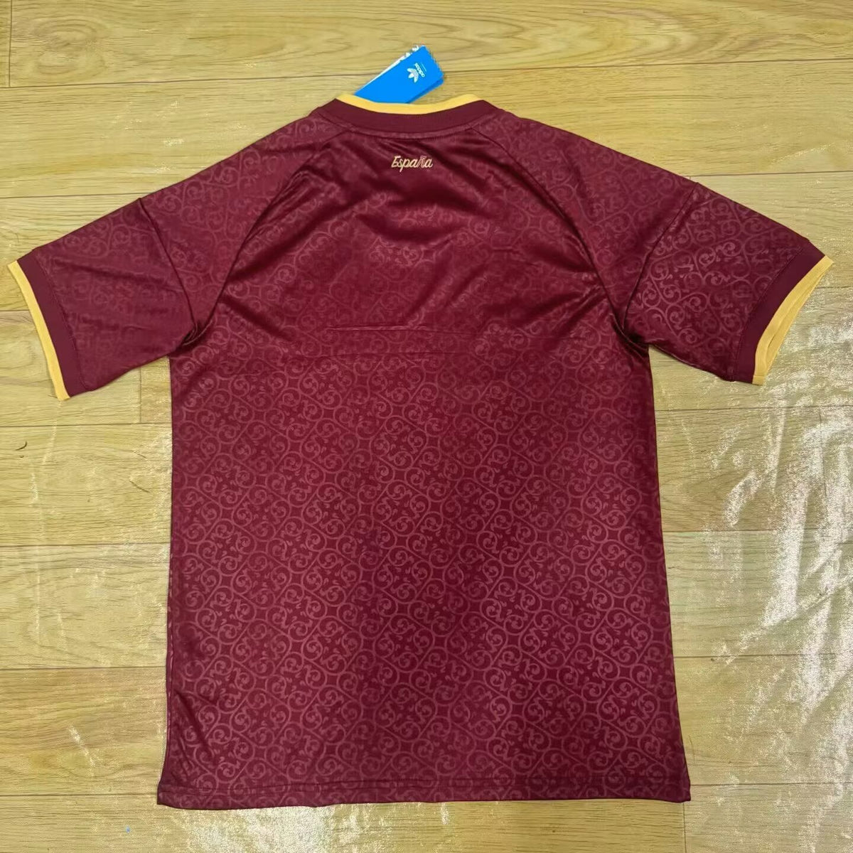 2026 world cup Spanish burgundy shirt Two Stars